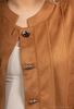Picture of CURVY GIRL SUEDE JACKET WITH BUTTONS